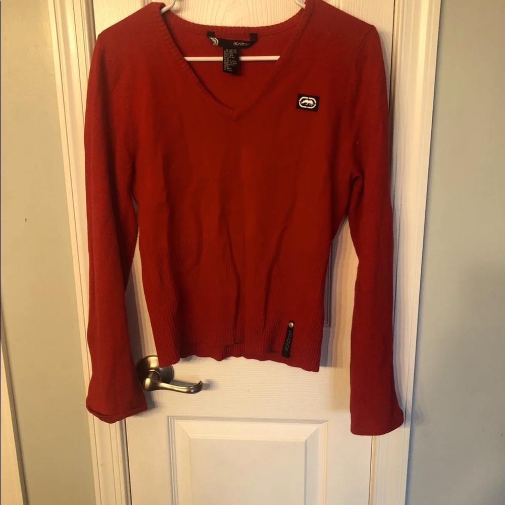 Red sweater